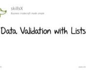 x111-104 Data Validation List 01a.mp4 from x111