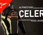 With a MotoGP-derived, perforated back hump and Alpinestars Dynamic Flow Control zippered ventilation intakes, this aggressively styled, technical jacket offers street and track riders superb interior climate control. By incorporating strategically placed stretch paneling the Celer affords a superior performance fit -- as good as a second skin.nnFor more on Alpinestars please visit:nwww.alpinestars.com/celer-jacketnnFeel free to post a comment and we encourage you to hit the