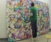 Video: This was created by Ikona Productions in Berlin 2013nPainter: Alexander Di Vasos nProject: Solo Exhibition