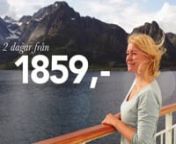 Du ska inte sova bort sommarnatten, åk på en tur med Hurtigruten där det är lätt att hålla sig vaken.nNu har vi erbjudanden på tre korta resor i Juni. Upplev mycket på få dagar.