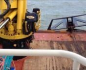 Shallow water Anchor Handling operation by Coastal Warrior at LondonArray offshore Wind farm