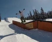 Colin Jakilazek Lapping Whistler ansd Blackcomb parks on a couple sunny days in March
