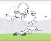 Trabajo previo de realizaciony animatic para la promo Pocoyo Futbol 2014.