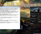 Middle-earth Shadow of Mordor Errors and Crashes were encountered by a lot of players in the recent days from the release of the game.When they tried to start or the play the game this errors like crashes or Game Not Loading made the game unplayable.nnThe most common errors that you crashes the game and that you can fix them with pur Middle earth Shadow of Mordor Patch Fix are: nCrashes Errors, Menu Error, unable to add SLI, Game Not Loading Error, Black Screen Error.The Crashes Errors are encou