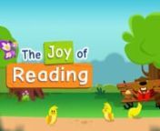Embark on a guided adventure through our digital world and help your child become an emergent reader! nnThe Joy of Reading is a comprehensive collection of 9 multi-level games that are designed to encourage early reading. An array of colourful animals supports the child according to their readiness as they are exposed to systematic and explicit instruction in phonemic awareness and phonics. nnDeveloped with early reading specialist from McGill University, Dr. Robert Savage, and the English Commo