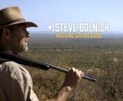 This is the teaser trailer for the wildlife documentary WALKING WITH ELEPHANTS. The documentary was first shown on UKTV Eden channel in the UK and Ireland on April 3rd 2015. It also aired on VRT-Eén (Belgium), France 5, CCTV 9 (China), Amazon Prime, Choice TV (NZ), FTV Prima (Czech TV), AB Sat - Animaux (Fr, Suisse, Belgique), UshuaiaTV (France) and Evenaar (B).nnSteve Bolnick is a zoologist with a passion for walking in the African bush. Most people associate the bush with danger and choose th