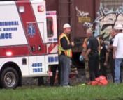 This video was captured on October 11th, 2013 in Northampton Borough, Northampton County Pennsylvania. It is news footage of a scene where a man was struck by a train. Video is Copyright East Coast News Photo / Chris Post and MANDATORY credit must be given for its use only after contacting us for terms and conditions.nnVideo Copyright 2013 East Coast News Photo / Chris Post, All rights reserved.