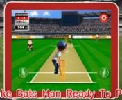 Be ready all cricket fans , play real cricket on your mobile or tablet. Play with your cricket team and win the match. Feel like a real cricket match in this authentic game