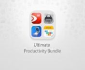 The best productivity apps in one collection with 25% discount. nnhttps://itunes.apple.com/app-bundle/ultimate-productivity-bundle/id918098375?mt=8nnA collection of the best Readdle apps that will change the way you live and work, saving you a ton of time and money. PDF Expert 5, Scanner Pro, Calendars 5 and Printer Pro are essential for every iOS user. This bundle comes at an amazing 25% discount from the original app price. nn