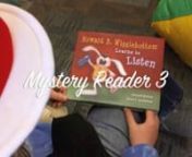 In our third Mystery Reader&#39;s book, Howard B. Wigglebottom learns the skills needed to become a good listener.
