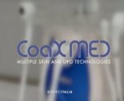 CoaxMed is a multifunctional platform providing effective treatment of wrinkles, facial and body skin laxity, acne and enlarged pores, localised fat and cellulite, both oedematous and fibro-sclerotic, and it is also extremely effective in treatments before and after liposuction.nnCoaxMed uses 5 different technologies for fast and effective treatment of face and body imperfections: monopolar radiofrequency, bipolar radiofrequency, low frequency cavitational ultrasound and LipoShock sub-dermal vac