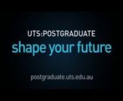 Course: 3D Animation 02nnRole: Part time instructornnOpen Brief: Create an enticing advertisement to promote &amp; attract enrolment to UTS Postgraduate program.nnSupervising the production and post production process of a TV/web spot, guiding and working together with the students.nnAll 3D work was done by animation students supervised by Raymond Leung, and shooting took place at the UTS state of the art green screen studio supervised by Ali Sahib.nnsoftware: After Effects CS4, Trapcode Particu