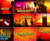 Vibrant Bollywood-inspired titles for Danny Boyle&#39;s Slumdog MillionairennRushes were asked to complete movie end title graphics.nnFilm title designer, Matt Curtis of AP Design, designed the end title sequence for Danny Boyle&#39;s award-winning new feature