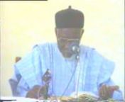 Assalamu Alaikum, this is a full complete preaching of the nSHIEKH MUHAMMED ABBA AJI OF BORNO STATE, NIGERIA.