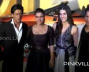 Shah Rukh Khan, Kajol, Varun and Kriti at the DILWALE trailer launch! from dilwale trailer