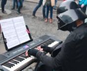 6th of December 2015, Mario Busker (dressed as Darth Vader) and many other Dublin street performers played to raise money and support to stop street performances becoming illegal in 2016! nWe need your help more than ever!!! nFor more information please go to; nhttps://www.facebook.com/dublinstreet...nhttp://www.dublinstreetperformers.com...nnnCantina Rag and many other Movie &amp; video game Ragtime sheet music themes that I&#39;m playing can be found here http://www.keeper1st.com/music/vgm.htmlnnT