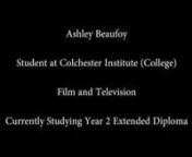 This is my showreel for university consideration. The voice-over for my introduction may only come through one channel, upon testing I get different results. However, this is the only showreel that will have this particular voice-over and I no longer have the files to fix it. My apologies for this. For information, such permissions and credits, read below.nnPlease note: The last clip (music video) had to be reverse engineered from DVD to digital format. This was due to the original digital copy