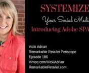 You&#39;re going to LOVE Adobe Spark!nnVicki Adrian brings a daily dose of Inspiration &amp; Education for Remarkable Retailers, Small Business Owners and Savvy Entrepreneurs.In today&#39;s