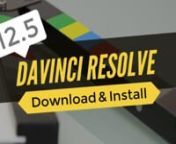To watch the original video on YouTube go to this link: https://youtu.be/DhWsq67Kf5snnSubscribe to this channel to see other videos: http://vid.io/xqjjnIn This video tutorial, I show you how to Download (for free) and install the latest version of DaVinci Resolve.nnGet our FREE DaVinci Resolve Course: http://learn.make-your-media.com/courses/davinci-resolve-12-5-free-basic-coursennWant to be DaVinci Pro? Get our Full course for a special price: http://www.make-your-media.com/davinci-resolve-cour