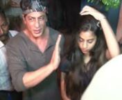 Spotted! Shah Rukh Khan with daughter Suhana at a Restaurant from suhana