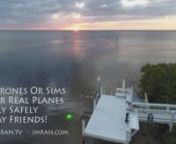 I was on my dock at home in Apollo Beach, Florida, live-streaming on Facebook using my DJI Phantom 4 flying camera drone via my iPhone 6S+. As I brought the drone in towards the landing zone before it would run out of battery power, a bird flying from behind ir nearly collided with it but managed to swerve and then fly around it, as you see in the first few seconds. Birds apparently do not file PIREPS (Pilot Reports) [aviation humor alert] as the second bird literally came from the same spot the