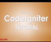 Learn Codeigniter - the most popular PHP Framework! In this course you will learn CodeIgniter Framework from the ground up. You&#39;ll learn how the MVC pattern works as I take you step-by-step through everything needed get fluent in CodeIgniter.nAt the End of course You will add Codeigniter as a new skill in you Job Profile.nnCodeIgniter 3.0.6 is the current version of the framework.nhttps://www.codeigniter.com/downloadnnXAMPP for Windows 5.5.37, 5.6.23 &amp; 7.0.8 nXAMPP for Linux 5.5.37, 5.6.23 &amp;