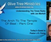 Full show here:http://goo.gl/xdtH8u.Jan Markell plays a clip of Pastor J.D. Farag’s “Prophecy Update” as he explains the changes that took place in the process of erecting an archway to the temple of Baal in New York and in London. These changes were made in the last few weeks under mysterious circumstances.