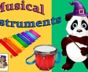 This cartoon has a wide range of musical instruments. Listen to the sounds of the piano, organ, drum, guitar, xylophone. This is a great video for children and toddlers to learn the different sounds.nEnjoy this musical instrument sounds and watch with all family.nnForest School is an educational channel for children 12 months + (preschoolers, babies, toddlers) We are going to open world of the numbers,alphabet, animals, geometric figures, sizes, colors, shapes, seasons of the year and a huge n
