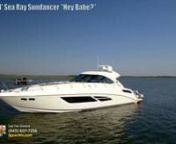 2014 54' Sea Ray Sundancer \ from ray 54 inc