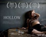 Hollow is a sensitive observation about the nature of addiction. Exploring the idea that love isn’t always enough when it comes to getting clean and the inevitable sacrifice that comes with sobriety.nnFestivals: Rushes. Encounters. London Short Film Festival. Foyle. Cinequest. Bahamas. Cleveland. Bermuda. ECU. Arizona. Beverly Hills. Newport Beach. Indianapolis. ITN. Vancouver. Holly Shorts. San Diego. Starz Denver. Kerry. Cork. Kino. Reel Recovery. European Spiritual and Aesthetica.nnAwards: