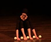 foot juggling act