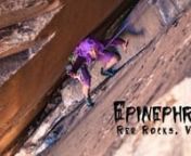 Epinephrine is a great rock climbing route. Deep in the Black Velvet Canyon, just outside of Las Vegas, this 1500 foot route is an all time classic. Janelle Smiley and Mark Smiley tackle this route with style, wearing their Halloween wigs. nnRack:n#.3 - #4 BD C4 cams, or two each if you are scaredn#0 - #2 BD C3 camsn6 slingsn8 quick drawsnknowledge of how to haul a pack, or dangle it between your legs as you climb the chimneysnAlmost all anchors are boltednLight approach shoes for the long appro