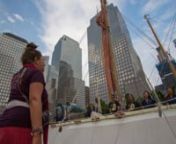 After voyaging more than 27,000 nautical miles, Hawaiʻiʻs iconic oceangoing canoe Hōkūleʻa arrives in the New York City, carrying the message of Mālama Honua - Caring for Island Earth. Amidst the towering skyscrapers of the Manhattan skyline, drums, oli, and hula rang throughout as Hōkūleʻa and her crew were welcomed by a mixture of Native American and Hawaiian ceremony and protocol. The Worldwide Voyage then traveled to the United Nations to celebrate World Oceans Day, fulfilling a pro