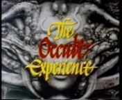 The Occult Experience: 95 minute documentary on the international occult scene, filmed in 1984-85 and screened initially by Channel 10, Sydney, in 1985. nnThis digitised copy was made from a high quality VHS recorded directly from the original film print.nnIt was filmed in Australia, England, Switzerland, Ireland and the United States. The director was Frank Heimans. nnNevill&#39;s role was co-producer, researcher and interviewer. The Occult Experience won a Bronze Award at the 1985 International Fi