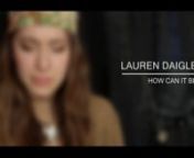 Music video for an American Idol Lauren Daigle. nIt was a very intense production: 2 hours of setting up the whole studio, 1 take, and 3 hours of post production.nnCanon C300, t3inCanon 70-300mm, 17-35mm, 24-105mmnnProduced by Eugene JS Simonovnwww.eugenesimonov.comn2015