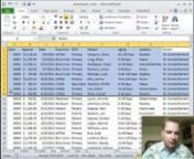 Excel Video 262 will let you customize your sorting options.One of the main things you can do in the custom sort window is to sort by more than one column.In our example, we’ll sort by the payer, then by the balance of the accounts receivable on a claim.It’s easy to add and delete sorting levels and to change the order of which columns sort first.I’ll show you how to do each of those things in this video.nnWatch for a couple of other sorting tricks.We’ll cover how to sort by