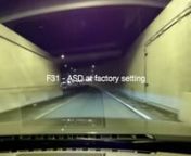 Comparison of F31&#39;s ASD: ASD at factory setting vs ASD set to F80.
