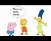 Lisa introduces her friend Peppa and her mother.