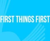 “First Things First”nJanuary 4, 2015 - CrossRoads Nazarene Church - New Year’s MessagenMatthew 6:33nnScripture: Matthew 6:28-34 NIVn“But seek first his kingdom and his righteousness, and all these things will be given to you as well.” Matt. 6:33nnJesus had a strong, lively sense of the goodness of His Father, the Creator of the world. He’s teaching people who had genuine concerns.nnPutting First Things First Means…nn1. I Need to PRIORITIZE MY LIFE.nBut seek first his kingdom and hi