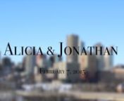 A video capturing the special day of Alicia and Jonathan.nThe song used in this video is &#39;Love Story Meets Viva la Vida&#39; by The Piano Guys