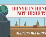 To listen &amp; download it in mp3 or flac format, kindly visit the links below:nFlacnhttps://goo.gl/8I0fcdnMP3 nhttps://goo.gl/VMlJjMnnDunya in Hands Not Hearts &#124; Nouman Ali Khan &#124; illustrated. Reminder by brother Nouman Ali Khan​, Video illustrated by Darul Arqam Studios​.nPlease Do share what benefits you with your friends and family and Help us Spread the Message to Everyone. [post by Volunteers at NAKcollection]n====nNOTE: BROTHER NOUMAN ALI KHAN AND BAYYINAH WERE NOT INVOLVED IN THE PR