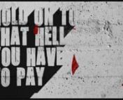 Official lyric video for Escape the Fate&#39;s