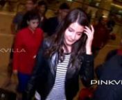 Anushka Sharma back home after wrapping a funtastic schedule of#‎AeDilHaiMushkil from anushka