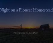 This 2-minute music video incorporates time-lapse and still images I shot at the Old Man on His Back Prairie &amp; Heritage Conservation Area in southwest Saskatchewan, Canada, on three perfect nights, May 18-20, 2015. nnThe area is named for the nearby hill formation that is thought to resemble the profile of Napi, the Siksika creator figure, who laid down to rest here after having created the world. The area is operated by the Nature Conservancy of Canada as a place to return the prairie to it