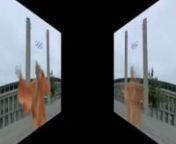 By Danae StratounnThe SomaThe PsycheThe SpiritThe Self is a video installation projected on two facing freestanding walls. It comprises two counter-opposed projections, mirroring one another, and depicting the figure of a Shaolin monk, in his traditional orange robe, moving in from a distance. The two images differ only in that the one is a slightly more ethereal version of the other. The Shaolin monk’s movement is choreographed based on the Tai-Chi form. The space between the two projec