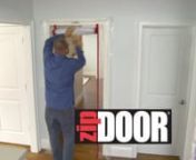 This video shows how to install a ZipWall ZipDoor dust barrier.