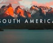 In this short film, you will be taken on a journey through the incredibly varied landscapes of this imposing continent, South America. nnOne year of travel, nine countries, countless hours on busses, motorbikes, and cars. Hundreds of thousands of images taken. 30TB of data used, 5 months of editing. The time-lapse film features South America like it has never been before with images from Brazil, Venezuela, Guyana, Colombia, Argentina, Chile, Peru, Bolivia and Ecuador.nRead more about the project