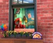 Elmo’s apartment windows come to life with short show moments that invite guests to dance, sing, and play with Elmo and his friends. Elmo entertains guests in two of his apartment windows, widening the storytelling canvas and allowing story beats to wrap around the 123 Stoop building. Elmo’s windows are always active but sometimes he is away doing other things on Sesame Street. Short “pop-in” moments, where Elmo plays “peek-a-boo” with guests or tells a funny joke keeps his apartment