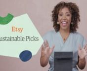 Etsy Trend Expert Dayna Isom Johnson shares 9 stylish sustainable finds. From sustainable fashion and biodegradable household items to natural beauty products and reusable containers, everything is available on Etsy.nnShop the featured items: https://etsy.me/2X16Ozt
