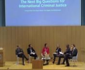 The Next Big Questions for International Criminal Justice conference (2019) session.nnThis panel discussed advantages and potential dangers of these actors’ operations within the international justice field, in annattempt to draw, wherever possible, lessons learned and best practices.nnSession Chair:nNatalie von Wistinghausen, Defence Counsel Special Tribunal for Lebanon, The Hague; Co-Vice Chair, IBA War Crimes CommitteennSpeakers:nMatthew Butt, 3 Raymond Buildings, LondonnToby Cadman, Guerni